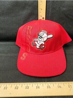Cincinnati Reds Strapback Baseball Hat Mr. Red Hoxworth "Reds Fans Saves Lives"